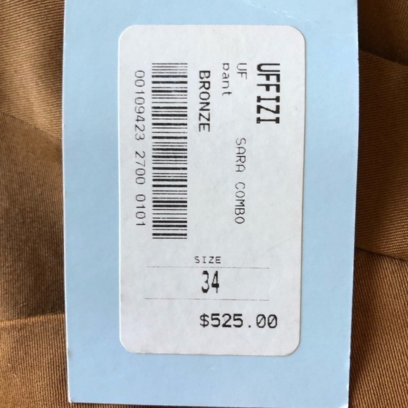 529 UFFIZI Bronze Pants Sara Combo Size 0 - Picture 4 of 11